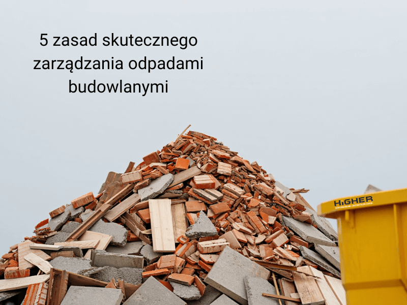 zarządzanie odpadami budowlanami