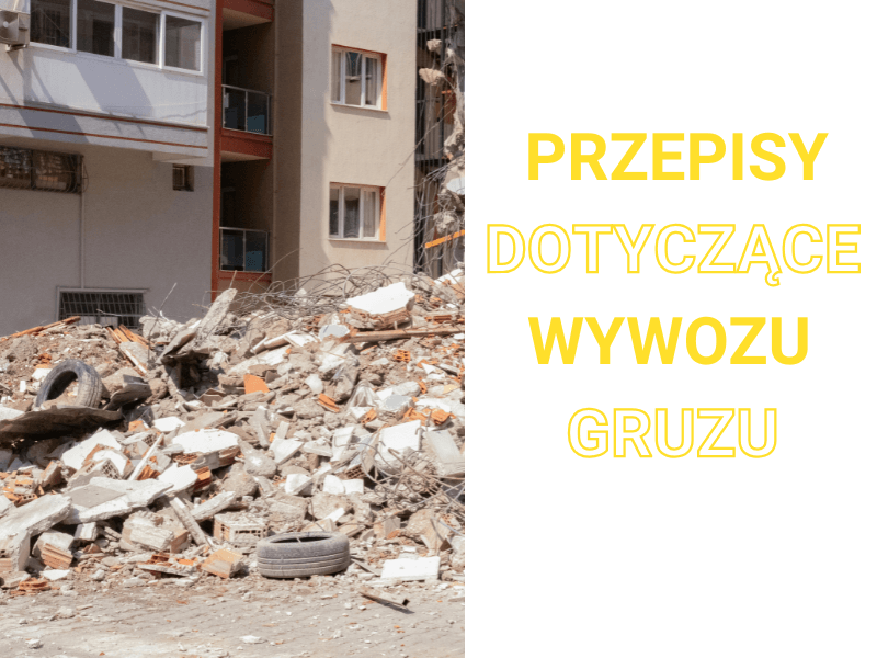 przepisy dotyczące wywozu gruzu